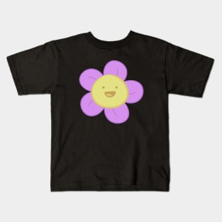 Cute Smiling Flower Kids T-Shirt
